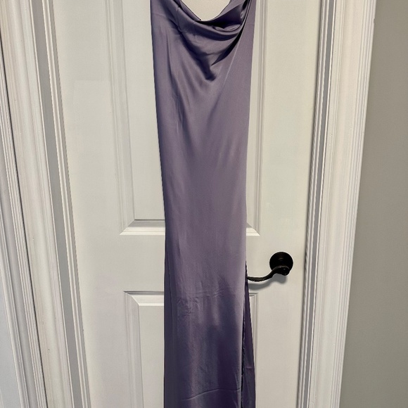 Astr the Label Palisades Cowl Neck Maxi Dress Color: Icy Lilac, size Large - Picture 2 of 4